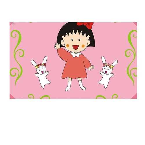 樱桃小丸子少女心儿童卡通动漫卧室海报经典80后怀旧动画片海报