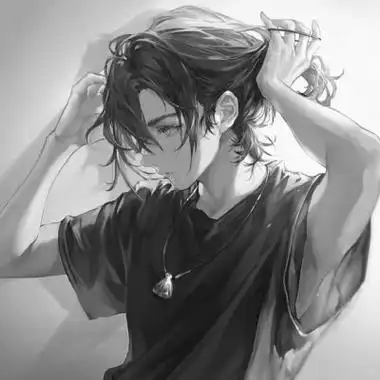 黑白动漫头像男高质量