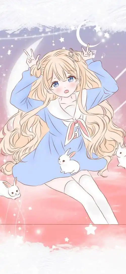 全屏手机壁纸萌萌少女心壁纸