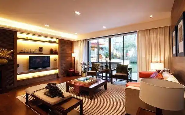 设计师梁志天作品欣赏 上海滩花园一期中式住宅