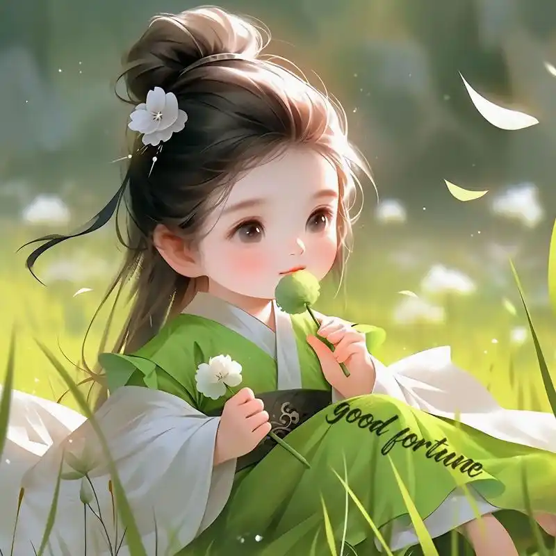 萌系/古风小仙女头像  晚霞与玫瑰共烩浪漫,你是我藏在心底的爱意泛滥