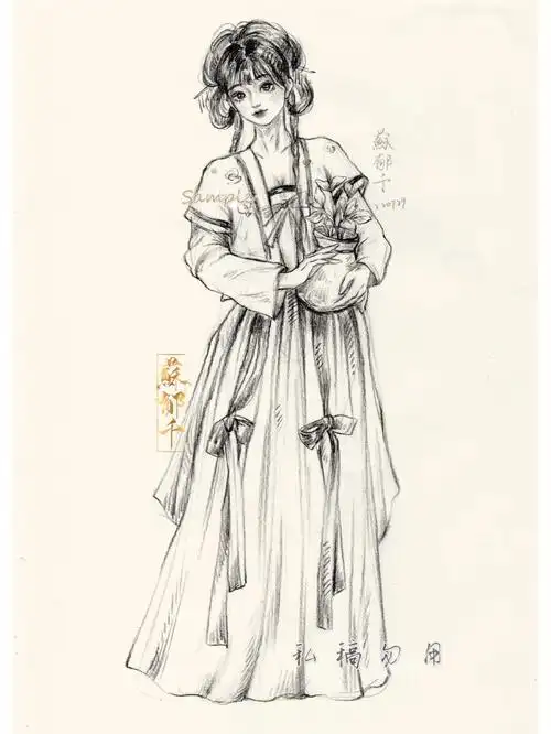 原创#画画  #绘画  #手绘  #速写人间万象 #笔记灵感  #速写  #古风