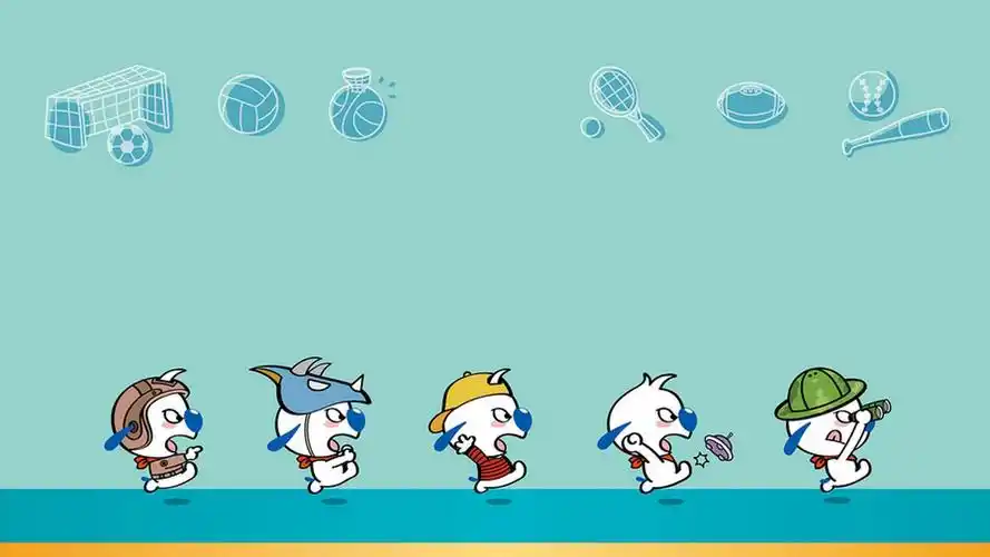 可爱俏皮的辛巴狗卡通图片电脑壁纸