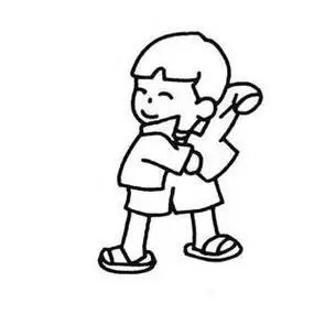 幼儿整理衣服简笔画图片(简笔画图片大全) -【爱个性】