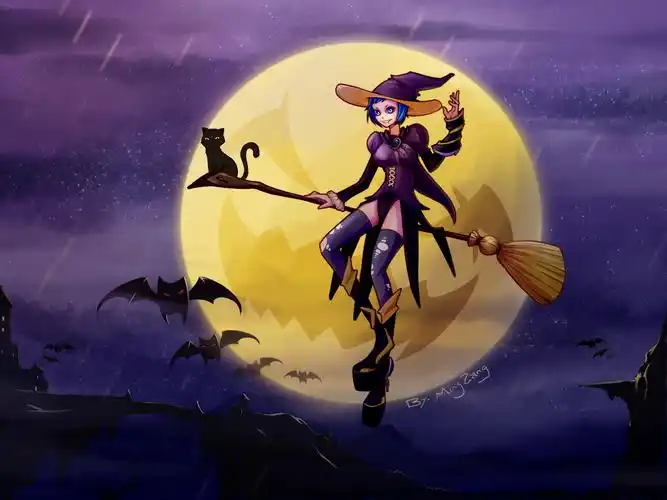 女巫| 画画的冥藏君 - 原创作品 - 涂鸦王国插画
