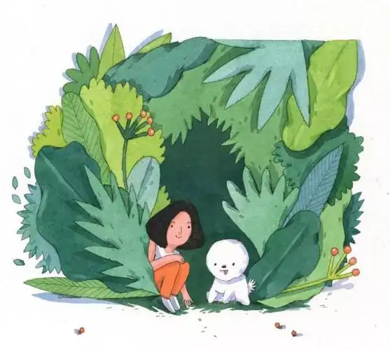 9张春日治愈系插画,美国画师用温柔的色彩治愈你!