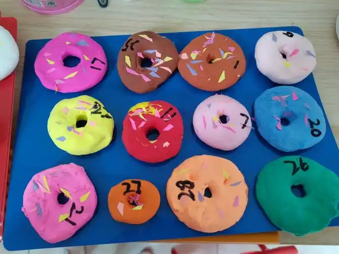 轻粘土制作(甜甜圈)