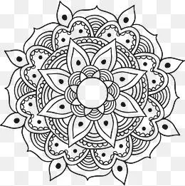 手绘曼陀罗素材