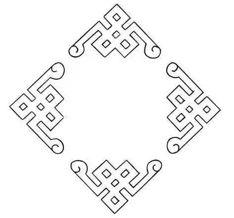 八边窗花简笔画可爱花边边框简笔画手账简笔画花边古风窗花形式边框简