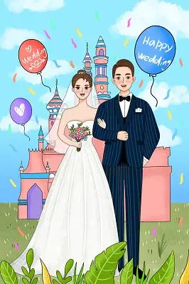 婚纱卡通图片-婚纱卡通图片大全-婚纱卡通背景图片-觅知网