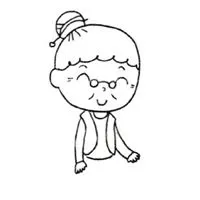 卡通白发老太太头像_微信头像图片大全