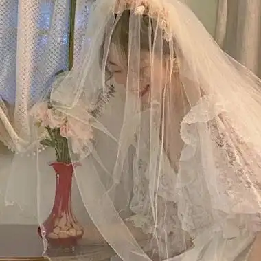 超好看的闺蜜头像仙气纱裙仙气十足的闺蜜头像婚纱两人