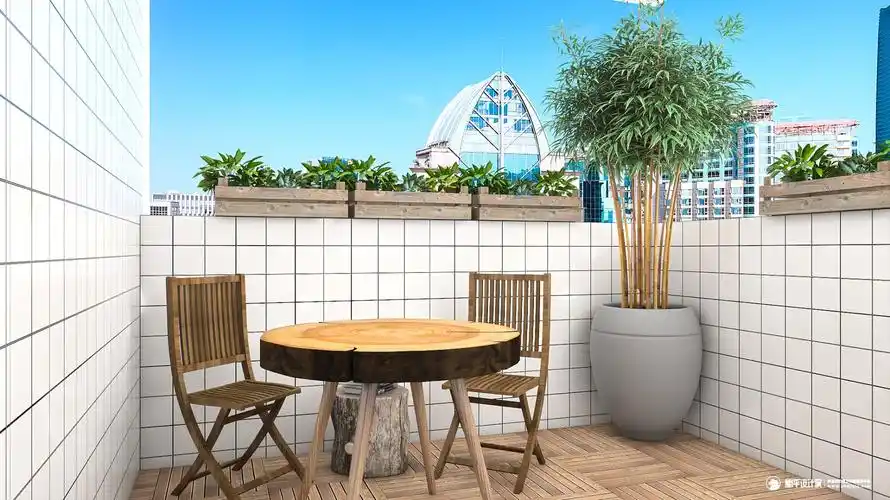 北欧风格露台装修设计效果图