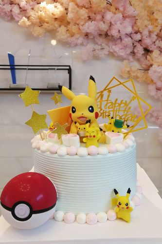 多款皮卡丘儿童生日蛋糕系列网红奶油创意定制同城新鲜生日蛋糕