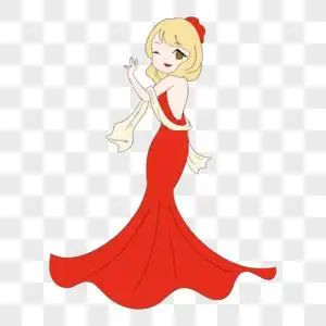 星座虎年趣味创意卡通手绘元素矢量图高清图片电影节走红毯的女星高清