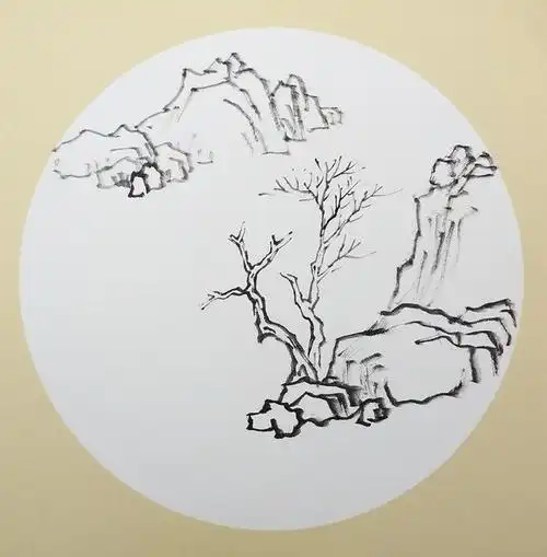 山水画步骤 山水画简单画法