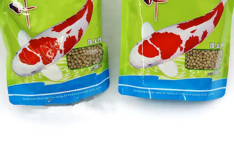 锦鲤鱼食 金鱼饲料 寸金红叶锦鲤饲料 500g保障锦鲤的色彩