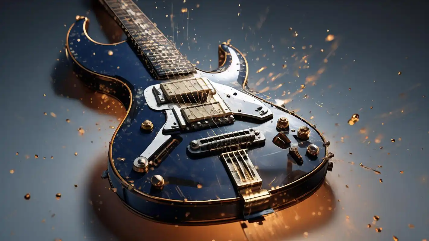 92炫酷电吉他舞台壁纸精选97