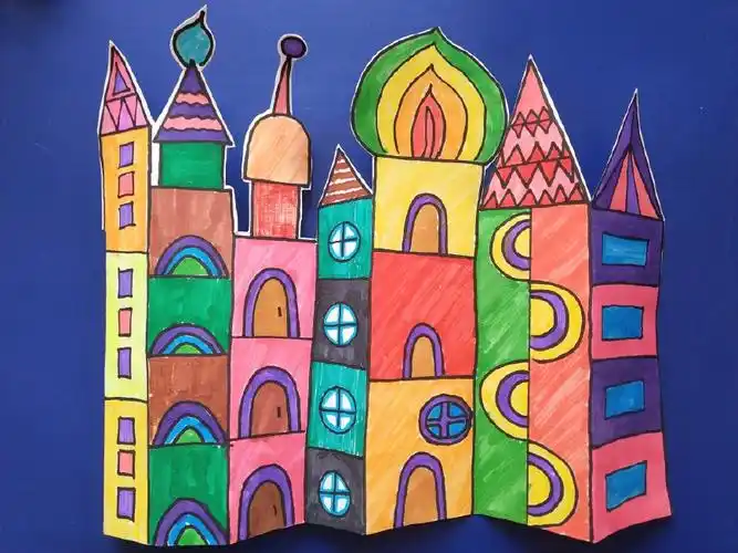亲子手工——立体城堡,很简单,和你家宝贝一起做!