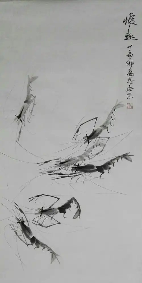 北京齐派画虾名家——郭岚