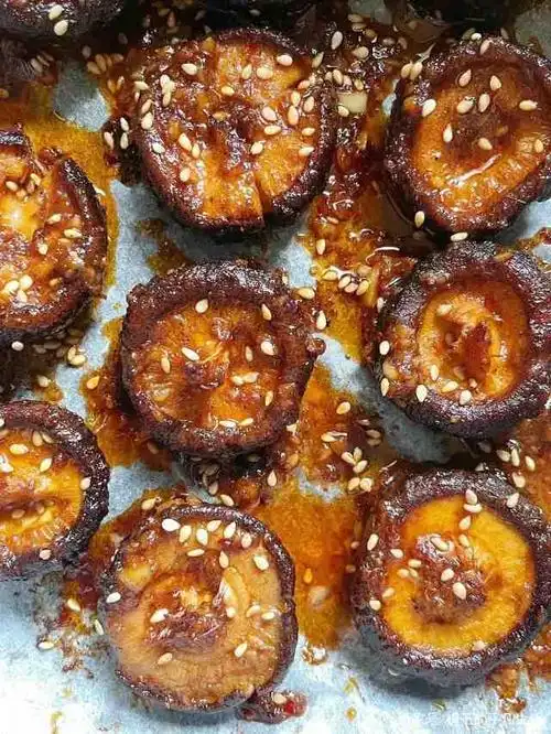 家有空气炸锅,做一道这样的烤香菇,做出来太香了,一家人都喜欢.