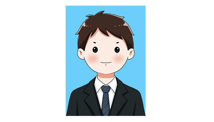 证件照要求是免冠正面照,照片上正常应该看到人的两耳轮廓和相当于