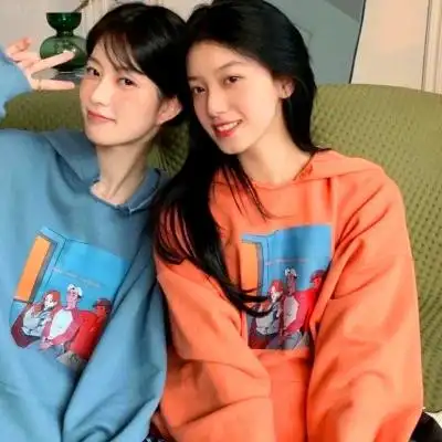 温柔神仙真人闺蜜头像两人超级好看