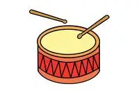 如何画鼓简笔画