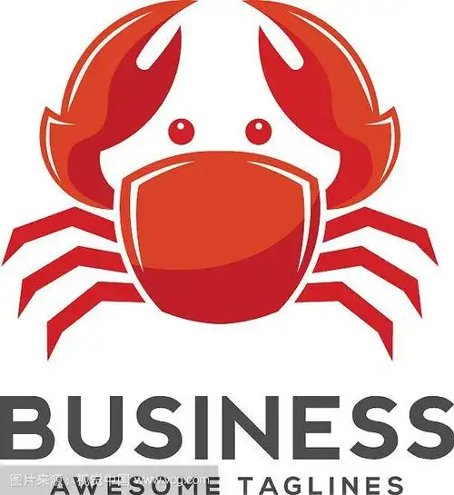 蟹标志风格