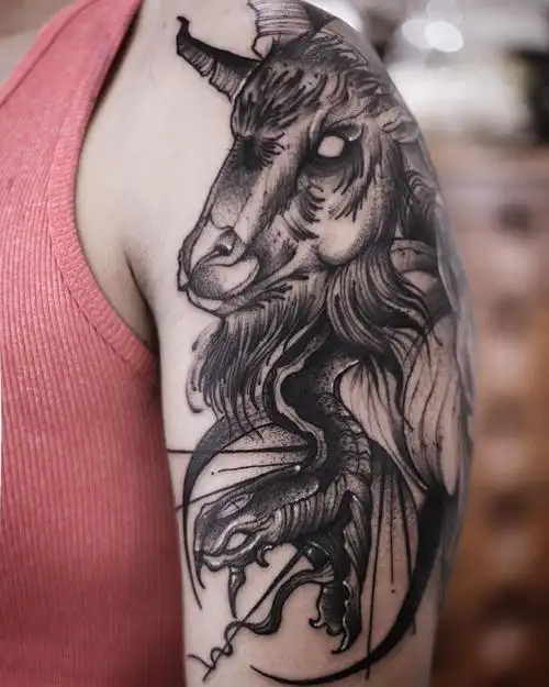 牛纹身图案素材大全 - 深圳纹彩刺青