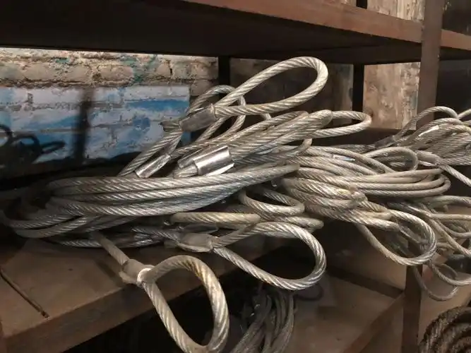 起吊索具304不锈钢套绳拖车起重工具电力索具手工压制 压套钢丝绳