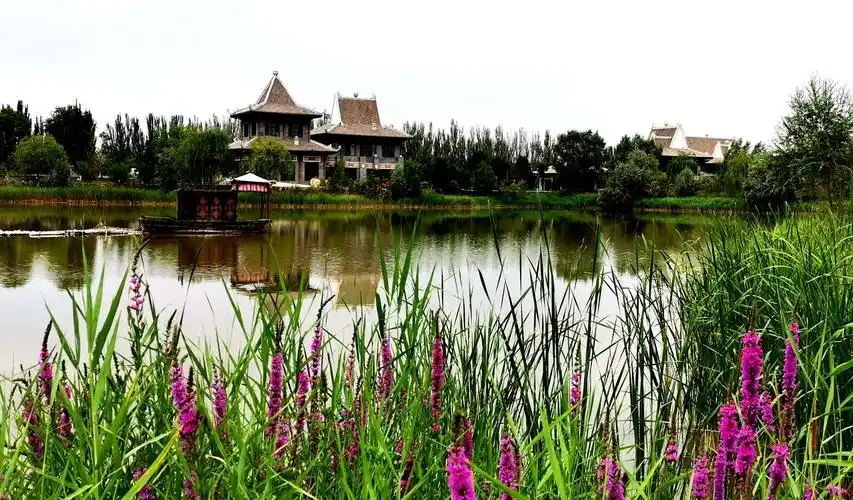 西夏风情园 写美篇           位于宁夏银川市贺兰山下的西夏风情园