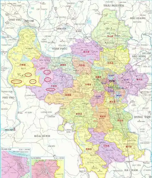 在越南语中称之为xa,越南的中文将其翻译成乡_中国_人民公社_地图