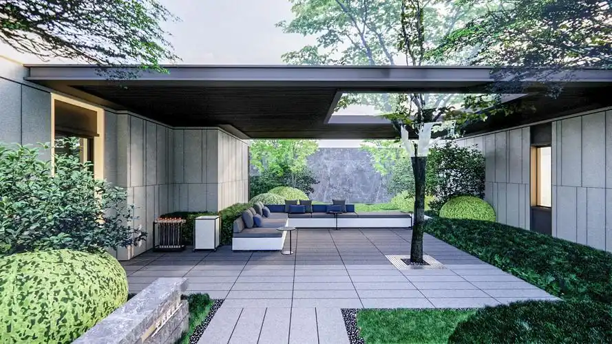 室外景观效果图|空间|景观设计|长歌者 - 原创作品 - 站酷 (zcool)