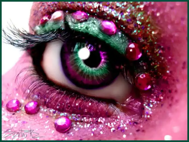 眼部彩妆图片 五官特写,眼睛,化妆,彩妆,眼部, _ 眼部彩妆[图片专辑]