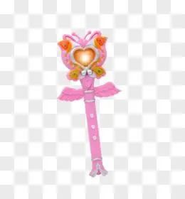 粉色卡通魔法棒