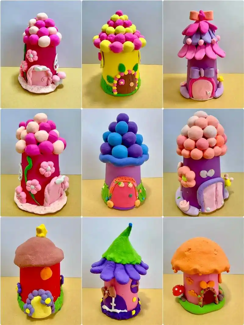 轻粘土手工制作,小学生手工作品