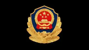 5款公安警徽旋转循环视频