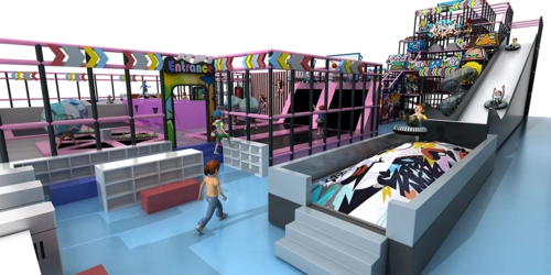 牧童淘气堡室内儿童游乐园