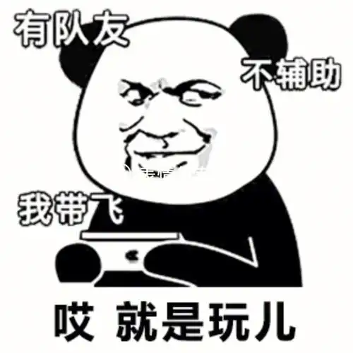 哎我就是玩熊猫头表情包
