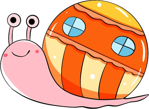 动物 插图 蜗牛