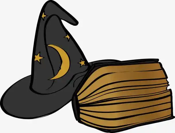 卡通魔法用品插画矢量素材免抠素材免费下载_觅元素51yuansu.com