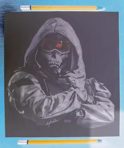 使命召唤手游官方活动玩家绘制幽灵同人图哪个是你喜欢的