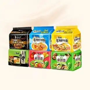 康师傅日式豚骨面高汤方便面袋装