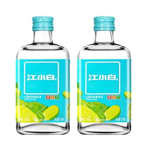 江小白果味酒白酒白葡萄味15度168ml*6瓶高粱酒小酒版甜酒低度酒