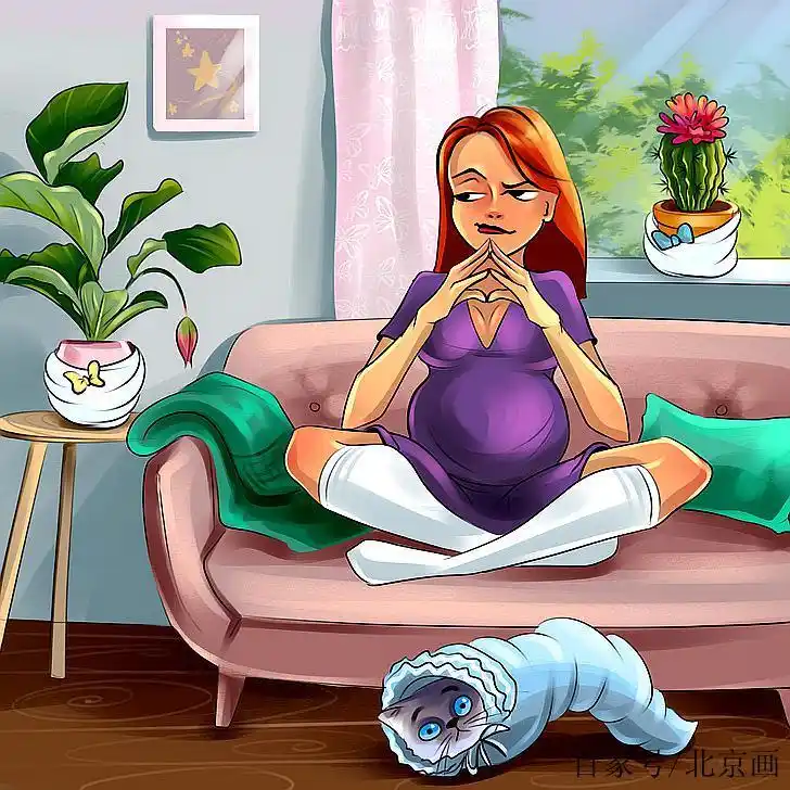 孕妈用漫画记录自己孕期中的趣事,众多网友被暖哭:看到了自己