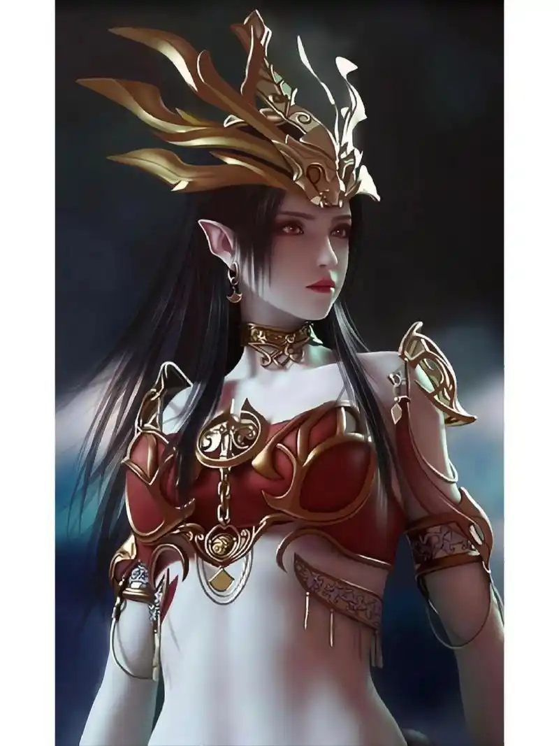 国漫女神第十二弹,美杜莎 美杜莎,又名彩鳞,原为加玛