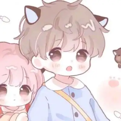 高清2021最新情头动漫一对图片,情侣头像图片