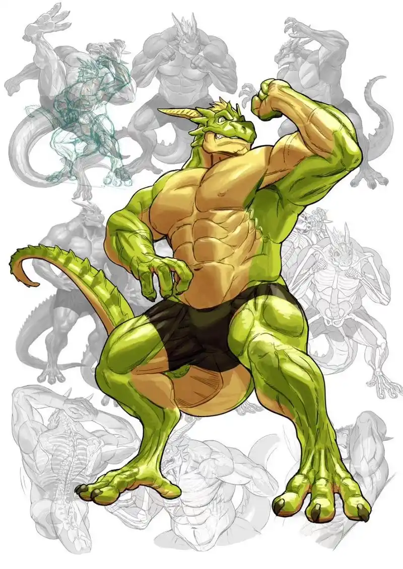 如果龙珠中的神龙筋肉化,估计就没赛亚人什么事情了,by s_k_k.