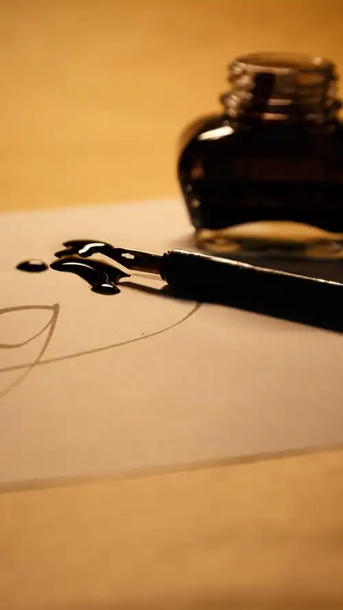 笔,墨水,纸 1125x2436 iphone 11 pro/xs/x 壁纸,图片,背景,照片